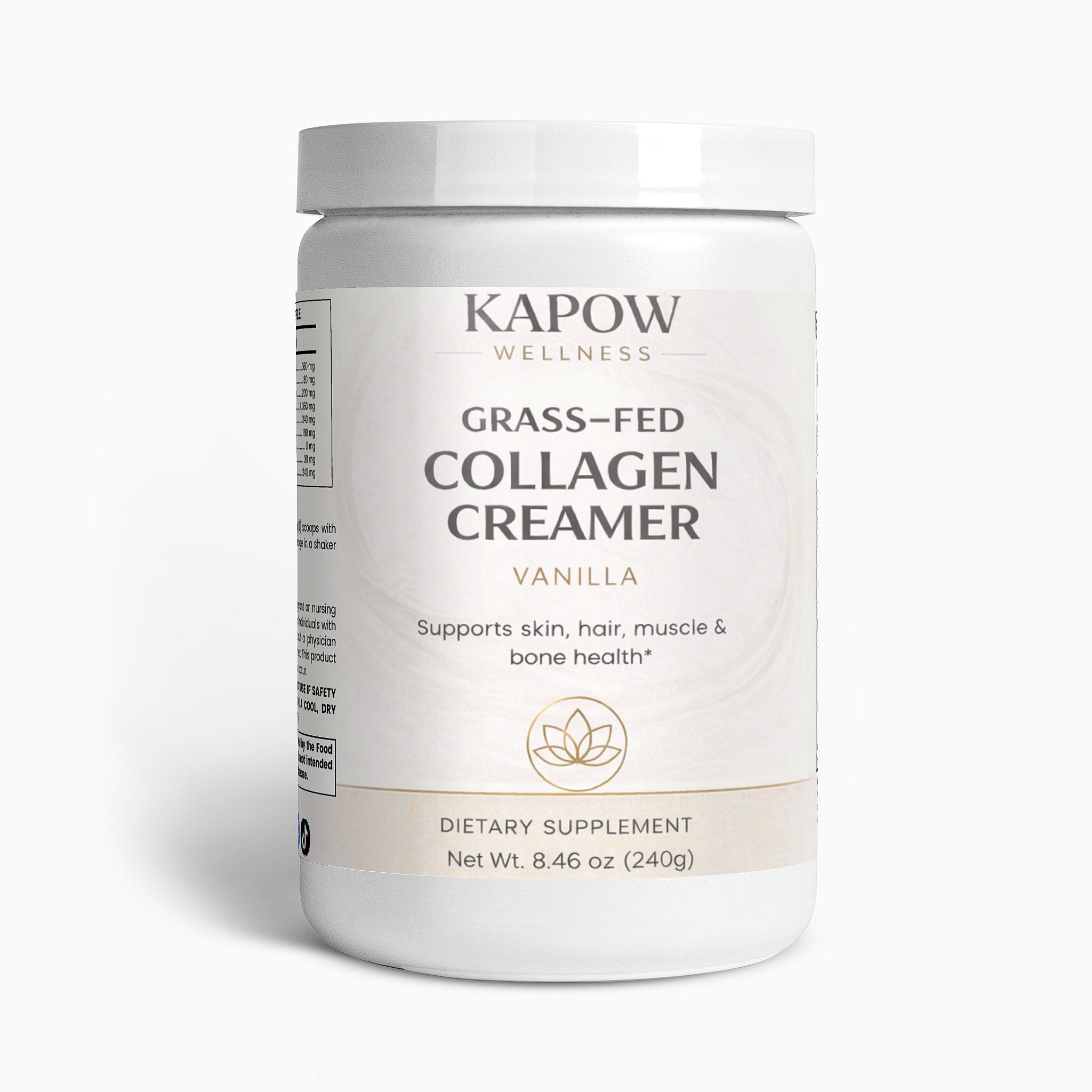 Grass-Fed Collagen Creamer (Vanilla)
